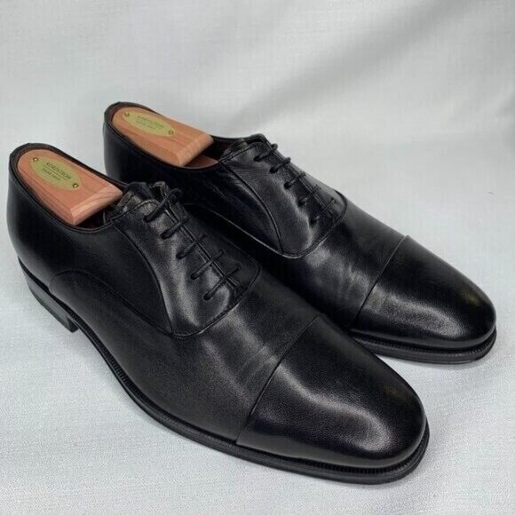 Monte Rosso Lazio Cap Toe Oxford Men in Black Size 7M Pre-owned main image 7